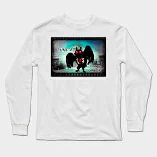 Mothman ate my entire breakfast slam Long Sleeve T-Shirt